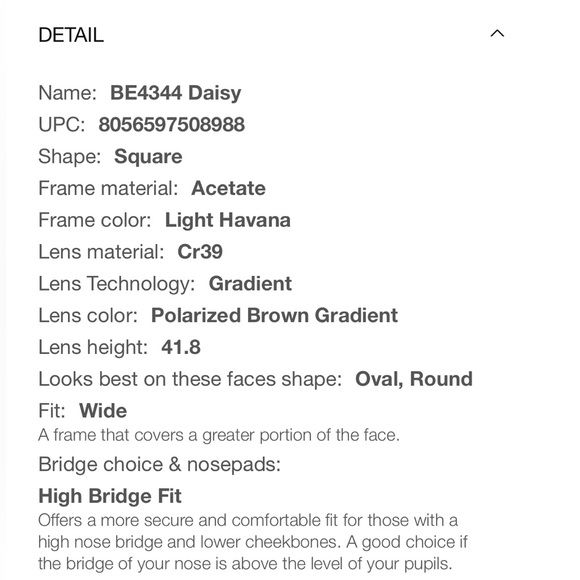 BURBERRY Daisy Sunglasses - Picture 7 of 9